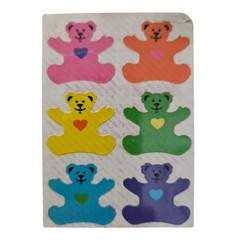 80s Lisa Frank Mrs Grossmans Stickers Rainbow Heart Butterfly Teddy Collection