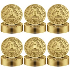 36 Pcs Recovery AA Chips and Medallions Bulk Sobriety Chip AA Tokens Medallio…