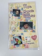 Huntington Magnetic Photo Frame Set Missing 4 Pieces Baby Blocks Fridgerator