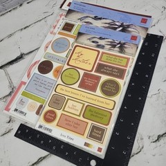Love Tiles Stickers Lot of 4 Packages Scrapbooking Crafts