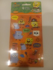 SpongeBob SquarePants vintage Halloween Stickers New sealed 2003