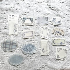 100PCS Vintage Floral Scrapbook Paper,Textured Paper Assorted Set, Special Paper
