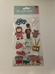 RARE Jolee’s Holiday Toys Christmas Gifts Scrapbooking Stickers