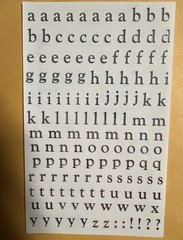Mrs. Grossman’s Large Stickers Silver Alphabet Lower Case