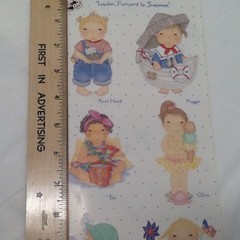 Summer Girls Dimple Street Gang SCRAPBOOKING Stickers by Tie Me To The Moon A66