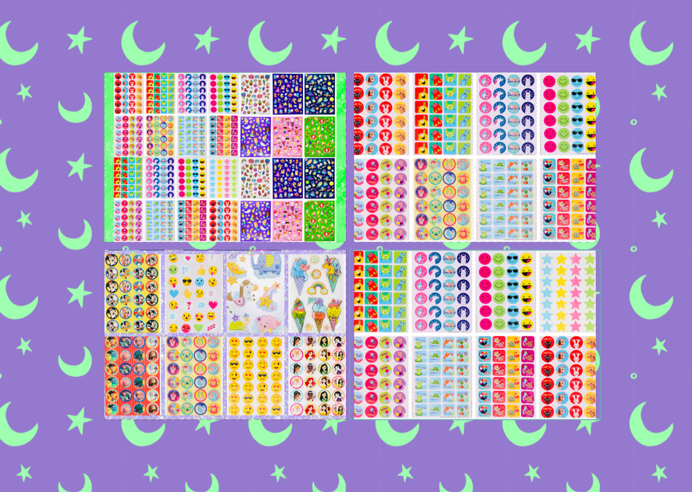 Fun 869+ STICKER Lot GIRLY Planner Themes & American HALLMARK Kid Girls Teens