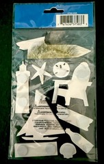 Paper House At The Beach Lighthouse Sailboat Seashells Beach Chair 10 Pieces