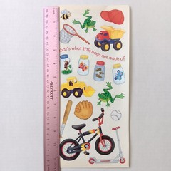 Lot of 6 Sandylion Little Boys Sticker And Border Sheets