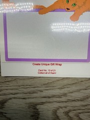 Mrs Grossman’s Giant Stickers 1992 Orange Cat Gift Label New Sealed Pack Rare