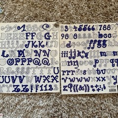 Creative Memories Making Memories Scrapbooking ABC/123 Sticker PC Letters Used