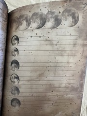 Romantic Universe Moon Stars Witchy Scrapbook Journal Paper Book Pet Stickers