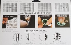 MADE MINE Self-Adhesive Rub-Ons SILVER FOIL BLOCK – 237 pcs