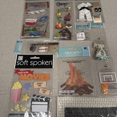 Lot of 10 New Jolee’s Boutique EK Success Scrapbooking Embellishment