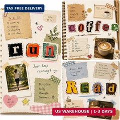 2100+ Pcs Scrapbook Letter Stickers Book, for Junk Journal, Scrapbooking, Journa