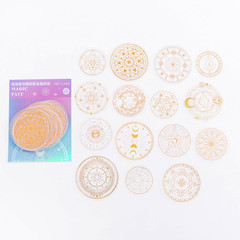 Gold Holographic Stickers, 90Pcs Magic Constellat Astronomy Stickers for Scrapb
