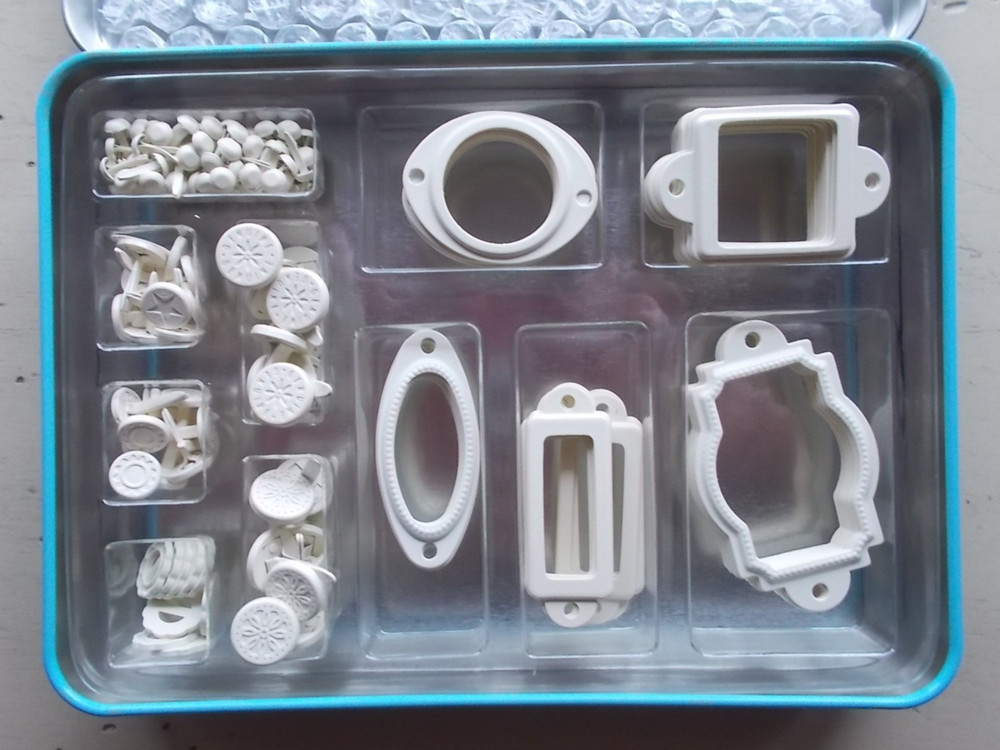 Stampin’ Up! Stylized Vanilla Hodgepodge Hardware Metal Embellishments 200 Pcs