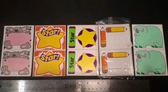 Vintage Stickers Lot Trend Sheets Mods RARE Mix VTG 80s Name Badge Tags