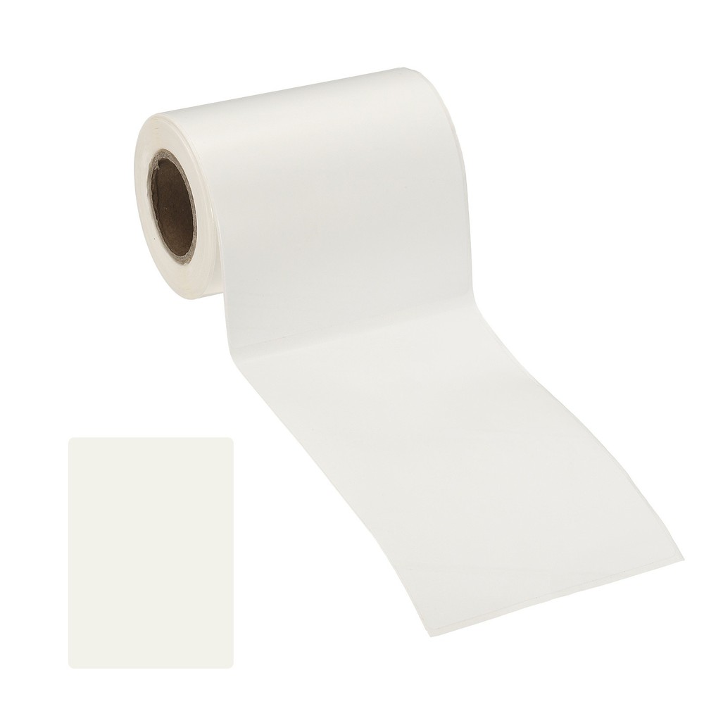 75 Pcs Thermal Sticker Paper, 2.8×3.9″ Square Thermal Printer Label, White