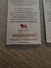 Vintage Mrs. Grossman’s HOCKEY PUCK Stickers 2003 3 New Sealed Packs NOS