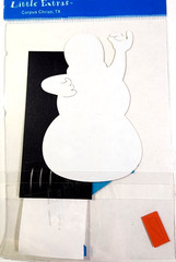Snowman Shovel Winter Christmas DIY Use Glue 4.5″ x 2″ Little Extras RARE Laser