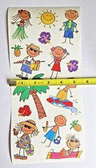 Vintage 2001 MAMBI Me & My Big Ideas TROPICAL KIDS Stickers (SR-140)
