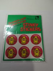 TREND 80s Stinky Stickers Vintage Scratch N Sniff Sealed Space UNREAL Robot