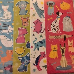 Puppy Kitten Stickers 366 American Greetings Party Favor Reward Craft