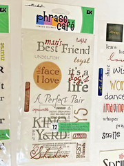 6 CRAFTING Scrapbook Sticker Sets PHRASE CAFE-Ms ELIZABETHS-SPRING SAYINGS 2004