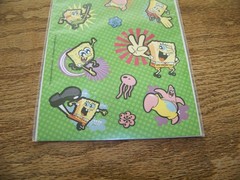 New Sealed Nickelodeon SpongeBob Squarepants 2006 Stickers Viacom 2 Sheets NEW