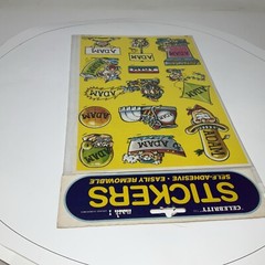 ADAM – Vintage 80s Celebrity Stickers Self-Adhesive/Removable by Mark I
