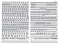 MECANORMA #866 Dry Transfer Lettering 84.48 CLN MODERN 20 12.2mm