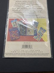 Vintage Stickerpotomus Sticker Set Handprints 90s Retro Brand New Sealed