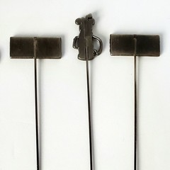 Vintage Golf Stick Pins/Picks Scrapbooking Altered Art Junk Journals Hats Retro