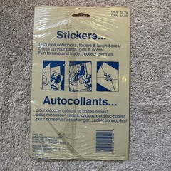 Vtg American Greetings Forget Me Not Sticker Zone Angel New 4 Sheets