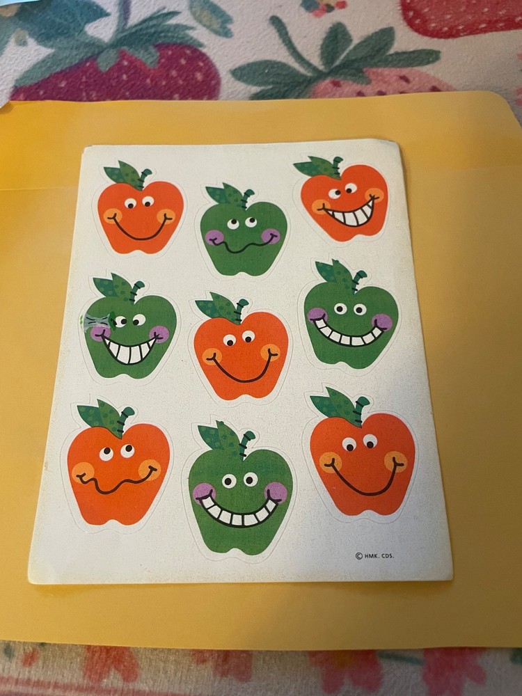 Vintage 1980s Apple Stickers