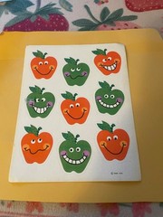 Vintage 1980s Apple Stickers