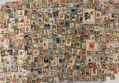 450 Pc Graphic 45 Ephemera Faux Stamp Die Cuts Junk Journal Scrapbooking Lot