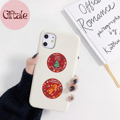 500 Pcs Christmas Stickers 1.0Inch Winter Holiday Envelope Stickers round Xmas L