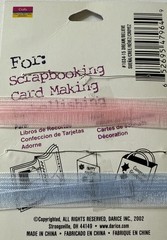 DREAM/BELIEVE Finishing Accents(4pc)Darice•Sheer Ribbon•Beads•Bows•Card Making•