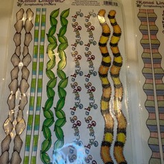 Creative Imaginations Mary Engelbreit Renae Lindgren Border Stickers 4 Sheets