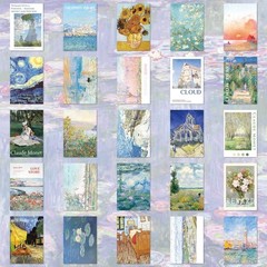Impressionist Art Stickers for Scrapbooking – 500+ Pieces, Ideal for Gifting
