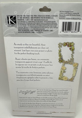 K&Company Susan Winget Acetate Frames Flowers Butterflies Scrapbook