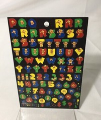 2 PACKAGES SCRAPBOOKING ALPHABET LETTER & NUMBER STICKERS / ALPHABITIES & GOLD