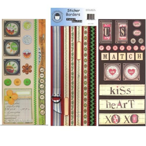 LI’L DAVIS JENNI BOWLIN Stickers RETIRED – CHILDHOOD BORDERS – LOVE – LE SOLEIL