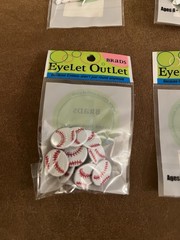 Eyelet Outlet Brads Lot of Sports NEW 6 packs Card Making Scrapbooking Athlete