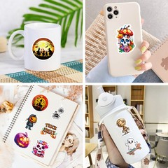 50PCS Halloween Stickers – «Trick or Treat» & Ancestor Honoring Theme Decals for