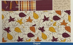 FALL LEAVES Sticker(23pc)Autumn •Planner•Calendar•Journaling •Border•Plaid•Tree•