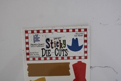 Provo Craft Design Sticky Die Cut «Go West» Boot Hat Horse Saddle Shoe Scrapbook