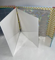 Pipsticks Rainbow Sticker Keeper Binder Magnet Close Sticker Book With Sleeves