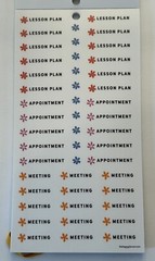 NEW Happy Planner Jess Miller CLASSROOM BIRGHTS Big Sticker Sheet Pack 811